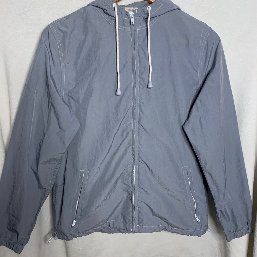 *Buy 2 for $30* Light Blue Brandy Windbreaker